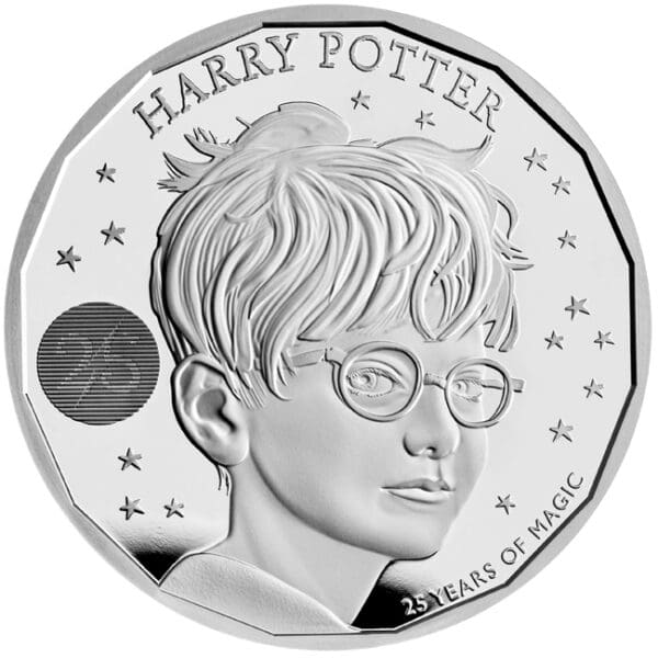 Stříbrná mince Harry Potter 1 Oz 2022