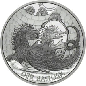 Stříbrná mince Bazilišek 2009