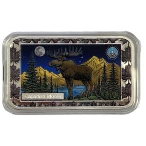 Stříbrný slitek Canadian Wildlife Canadian Los 1 oz