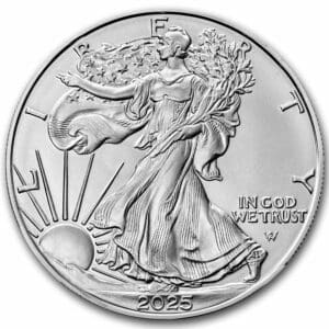 Stříbrná mince  American  Eagle 2025  BU