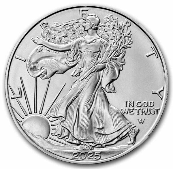 Stříbrná mince  American  Eagle 2025  BU