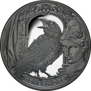 Stříbrná mince Havran 2 Oz