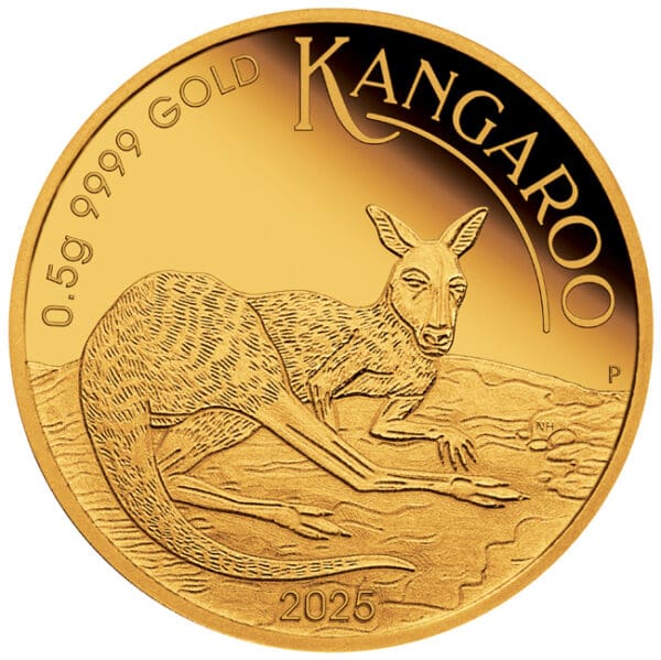 Zlatá mince Mini Roo 2025