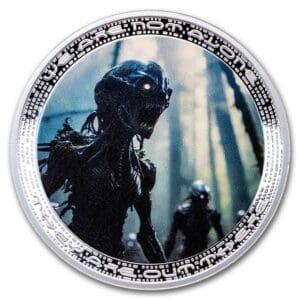 Stříbrná mince  UFO & Aliens: Alien in Forest 1 Oz