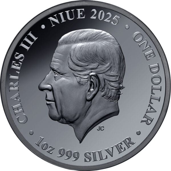 Stříbrná mince Šachy: Královna 1 Oz 2025 - Image 2