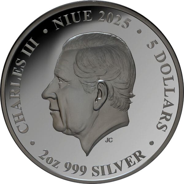 Stříbrná mince Havran 2 Oz - Image 2
