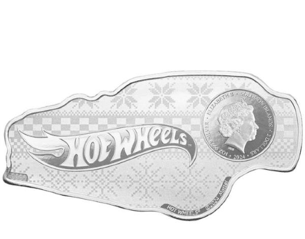 Stříbrná mince Hot Wheels Night Shifter 1 Oz 2024 - Image 2