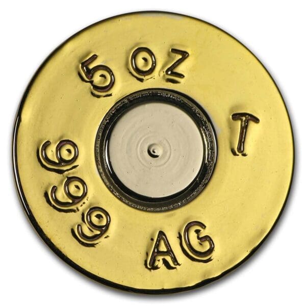 Stříbrný náboj  5 oz - 12 Gauge (zlato a rhodium) - Image 5