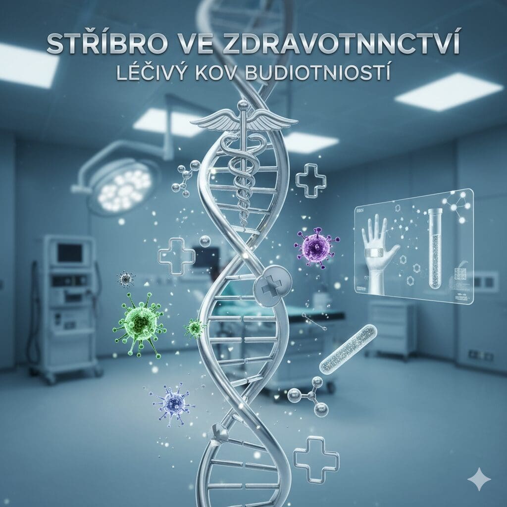 Objevte, proč je stříbro ve zdravotnictví tak důležité. Jak působí na bakterie, kde se používá a proč se z něj stává nepostradatelný prvek moderní medicíny.