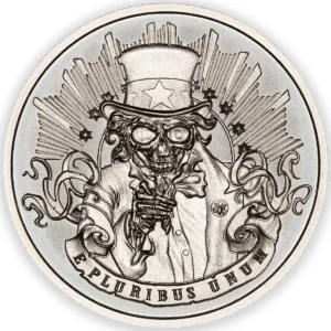 Symbolika jednoty a pravdy: 1 oz stříbrná medaile Veritas Numisma – E. Pluribus Unum (2025). Ryzí stříbro 999, ražba Intaglio Mint. Skladem na Zlatoproradost.cz.