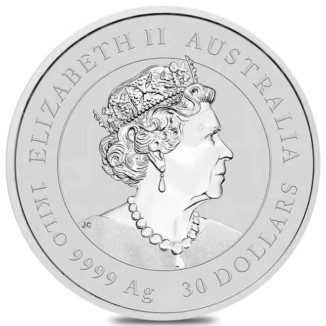 Investiční gigant: 1 kg stříbrná mince Rok králíka (2023) z australské série Lunar III. Ryzí stříbro 99,99 %, špičková ražba Perth Mint. Skladem na Zlatoproradost.cz.