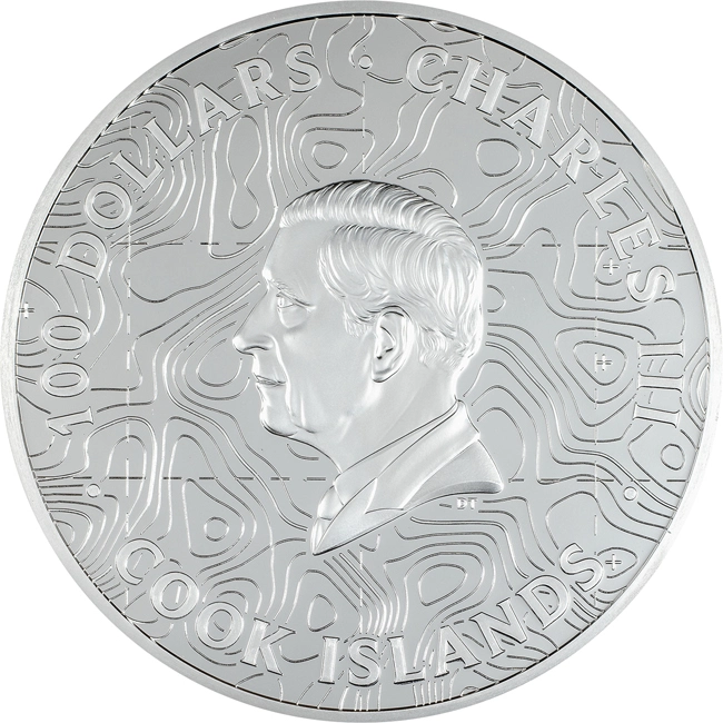 Stříbrná mince Havaj 1 kg | 100 NZD | Cookovy ostrovy | Zlatoproradost.cz