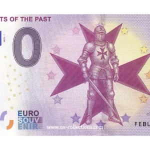 Sběratelská 0 eurová bankovka Knights of the Past (Rytíři minulosti) – Malta 2025. Unikátní emise oslavující Maltézské rytíře na Zlatoproradost.cz.