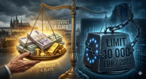 Od roku 2027 se v ČR snižuje limit pro platby v hotovosti na 10 000 EUR. Jak se to dotkne nákupu a prodeje zlata? Přečtěte si o chystané šikaně občanů a názorech z praxe.