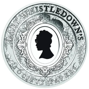 Oficiální stříbrná mince 1 oz Bridgerton (2026) v kvalitě Proof. Ryzí stříbro .9999, limitace 2 000 ks, luxusní balení. Nakupujte na Zlatoproradost.cz.
